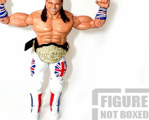 JAKKS [not boxed] WWF WWE TNA Wrestling 6`` BRITISH BULLDOG figure [not packaged]